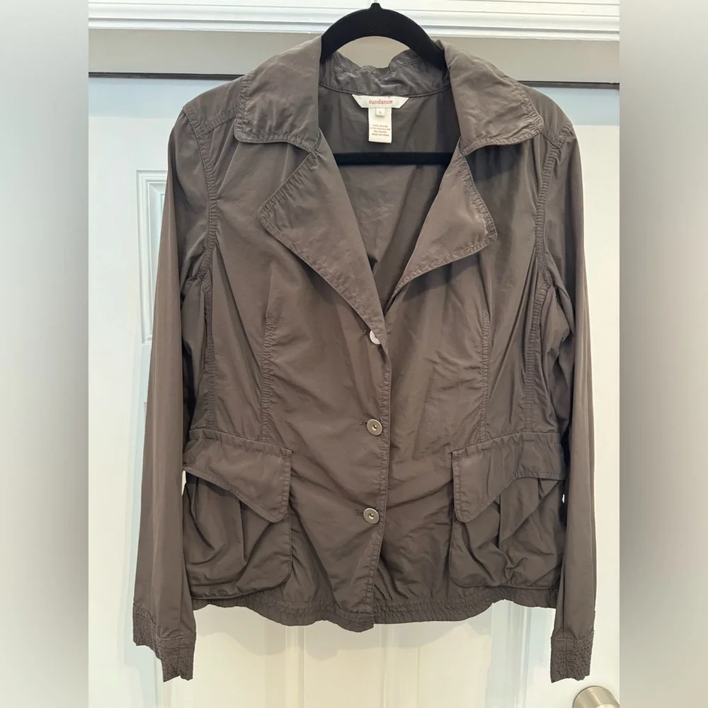 Sundance Women's Brown Casual Utility Jacket, Sz Large - Picture 1 of 7